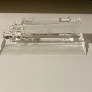 Coca-Cola Transparent Acrylic Truck Display